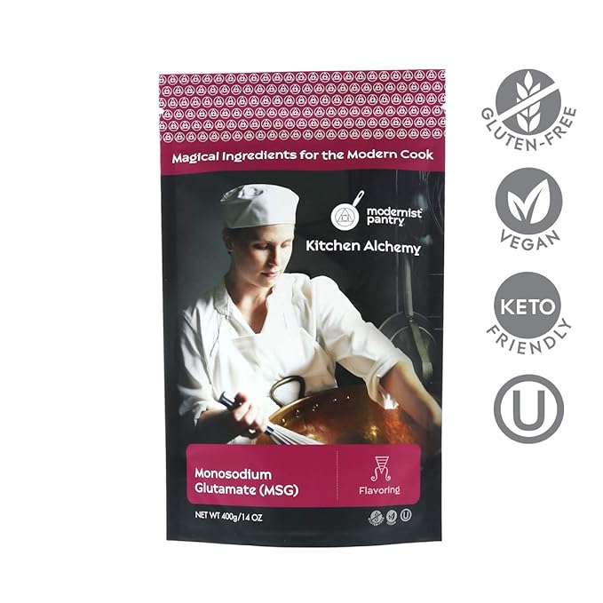 Monosodium Glutamate (MSG) ⊘ Non-GMO Gluten-Free Vegan OU Kosher Certified - 400g/14oz