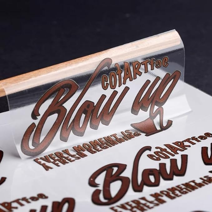 Custom Clear Stickers, Personalized Waterproof Transparent Labels with Your Text Design, Logo Stickers Customized for Business Logo Wedding Birthday Parties Gifts, 100-500 Pack