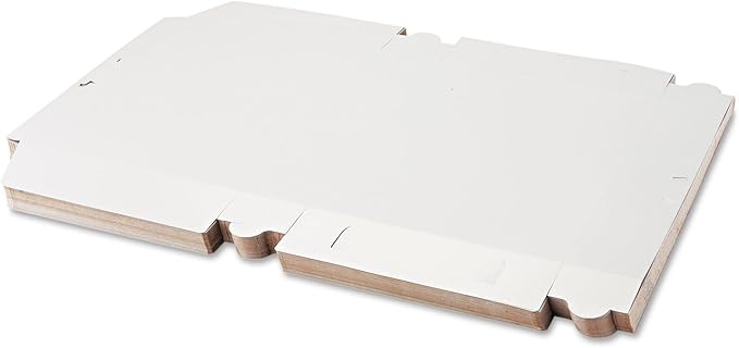 Southern Champion Tray 1029 Premium Clay Coated Kraft Paperboard White Non-Window Sheet Cake and Utility Box, 19" Length x 14" Width x 4" Height, 1/2 Sheet (Case of 50)
