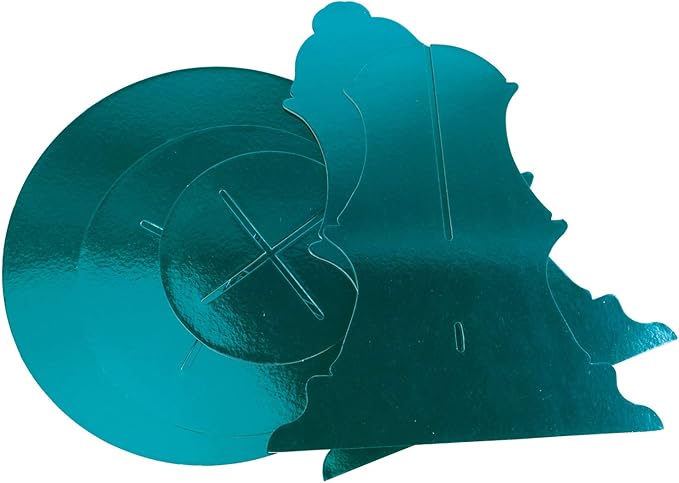 Beistle Turquoise Durable Metallic Cupcake Stand Holder Centerpiece For Weddings Anniversary Birthday Party Baby Shower Celebration Supplies