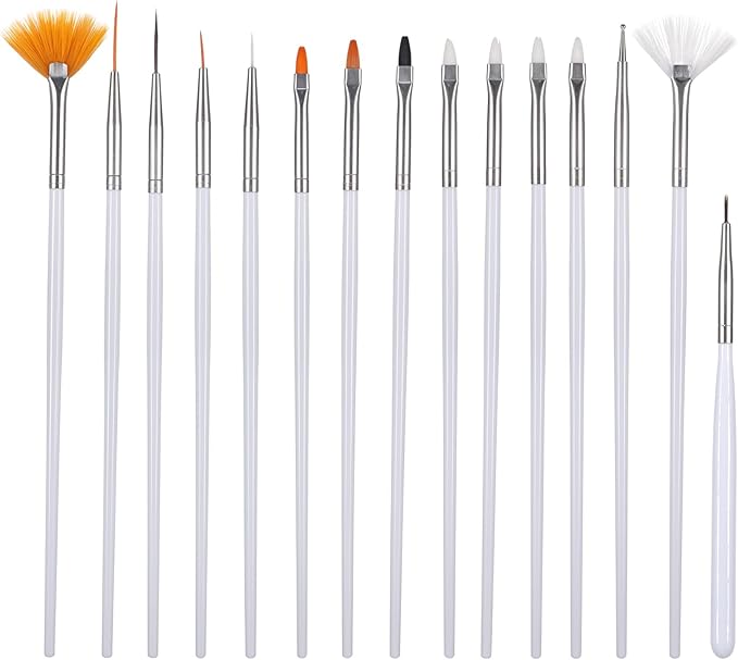 30pcs Food Paint Brush Cake Painting Brushes Fondant Paint Brush Cake Decorating Brushes Kit Baking Decorating Tools Cookie Brushes Set Icing Pastry Brush for Sugar Cookie Candy Icing Cake Decoration