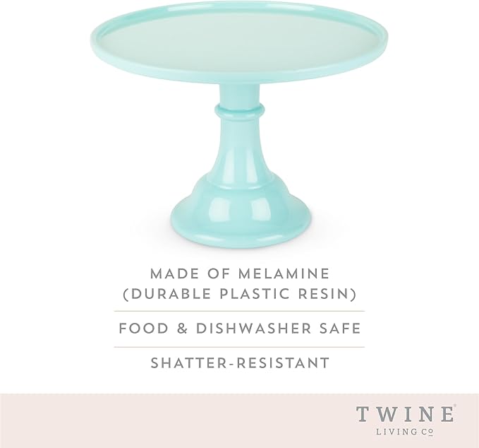 Twine Mint Melamine Cake Stand, Cupcake Stand, Home Decor, Food Service, Dessert Accessory, Mint Green, Set of 1