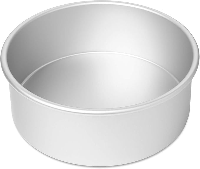 LAST CONFECTION 8" x 3" Aluminum Round Cake Pan - Professional Bakeware