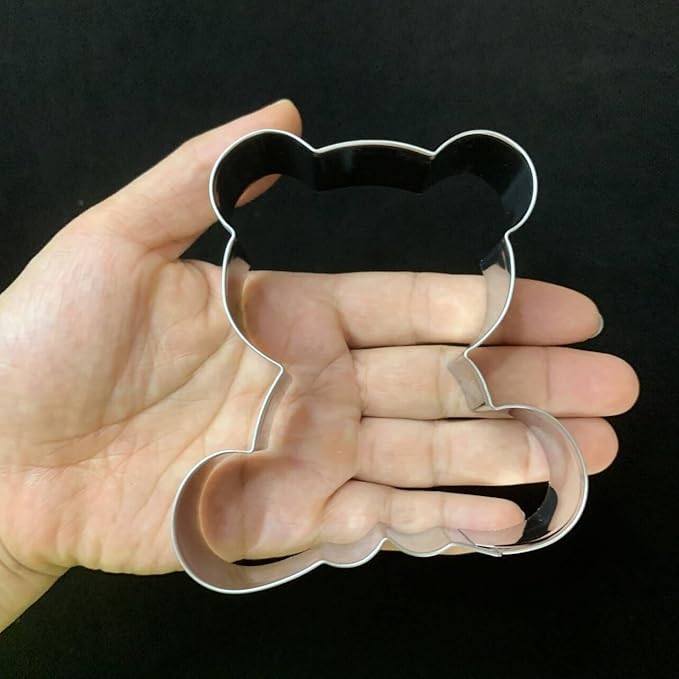 Bear Cookie Cutter-3.5 Inch-Diswasher Safe-Biscui Cookie Cutter Fondant Mold for Baking