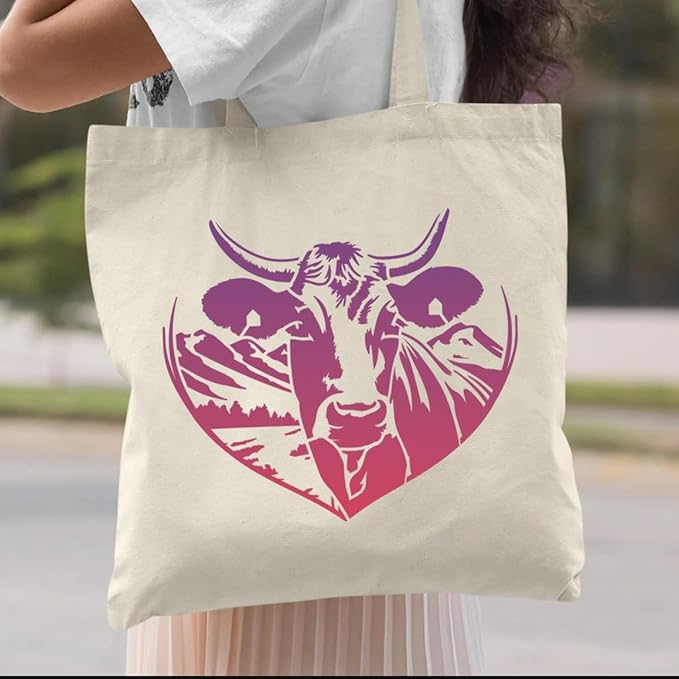 Animal Wood Burning Stencils for Painting Cow Stencil Reusable Farmhouse Stencils for Crafts T-Shirt Fabric Wood DIY Decor