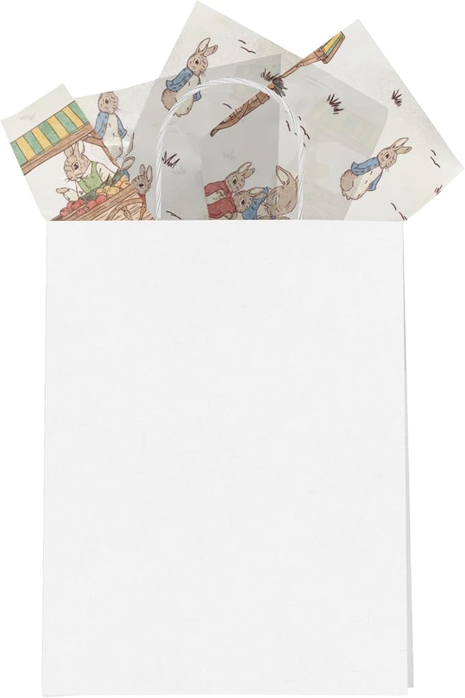 Pro Supply Global Peter Rabbit Printed Tissue Paper for Gift Bags or Boxes and Wrapping - Baby Shower Bulk Decorative Art Tissue Paper for Packaging and Gifting | 24 Sheets 20" x 30"