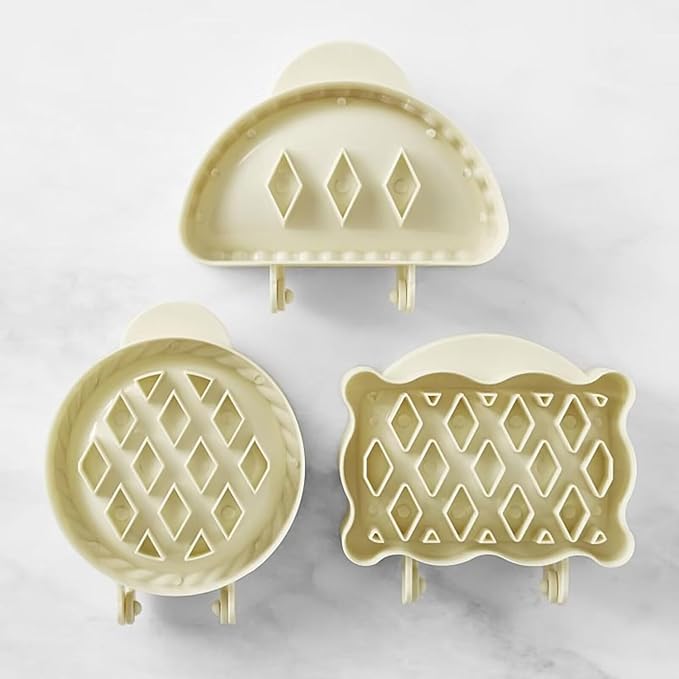 3PCS Dough Presser Pocket Pie Molds, Party Potluck Hand Pie Molds, Apple, Pumpkin And Acorn Shapes (classic model)