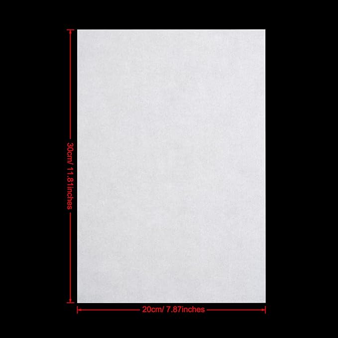 Parchment Paper Pre-Cut Sheets 2-Side Coating for Baking, Cooking, Frying, Oven & Flower Oil Extraction for Heating Press, 8"x12" 100 Pcs|Pack