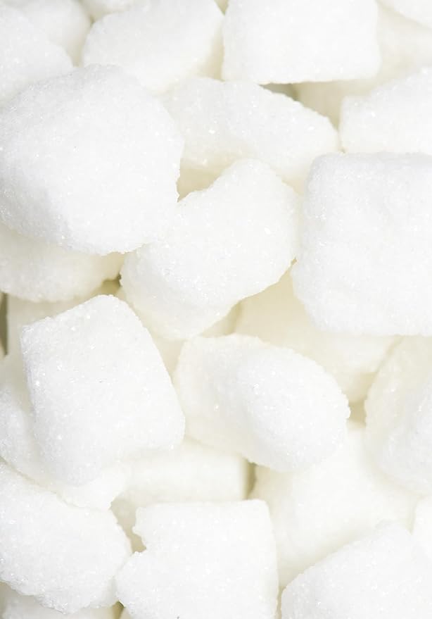 India Tree White Sugar Cubes Mauritius 12 oz Bag – Pure Cane Non-GMO Raw Sweetener for Coffee Tea Baking Espresso Beverages Desserts Entertaining Cooking