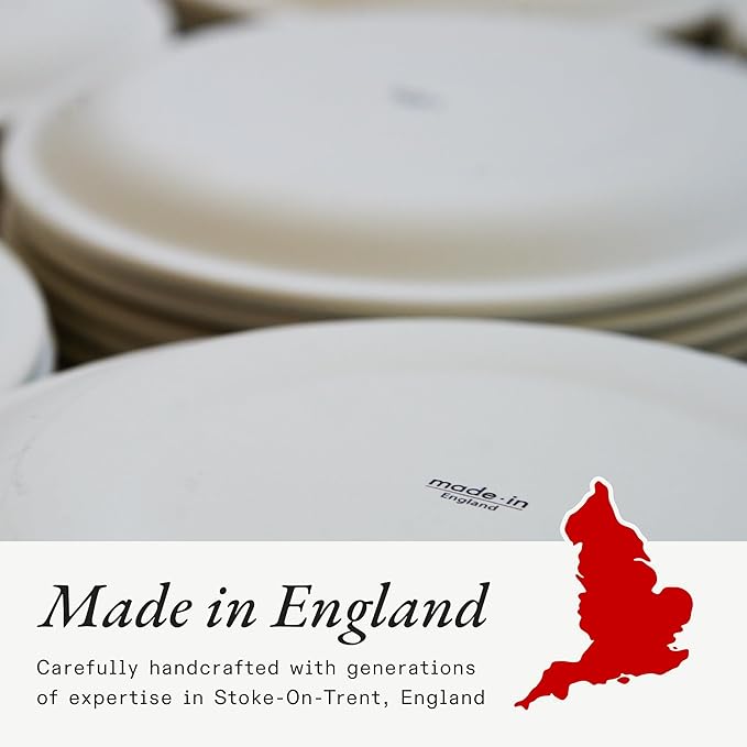 Made In Cookware - Set of 4 - Entrée Bowls - White - Porcelain England