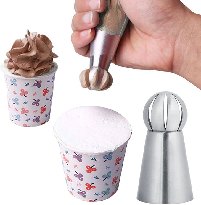 Cake Nozzle, 3Pcs/Set Russian Flower Icing Piping Nozzles Tips Cake Decoration Pastry Cupcake Baking Tools For Pastry Decorating Tips Cupcake Buttercream Decorator