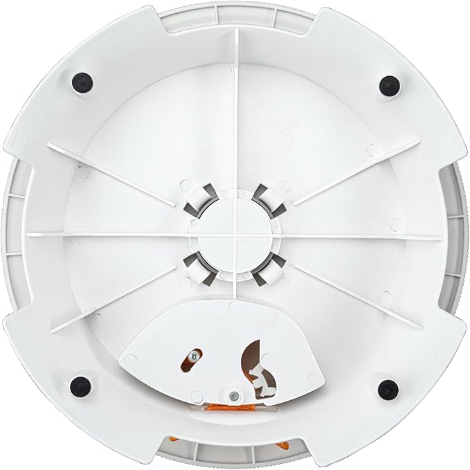 Restaurantware Pastry Tek 12 Inch Cake Turntable 1 Sturdy Rotating Cake Stand - Non-Slip Base With Locking Switch White Plastic Spinning Cake Stand For Decorating Cakes Cupcakes or Pastries