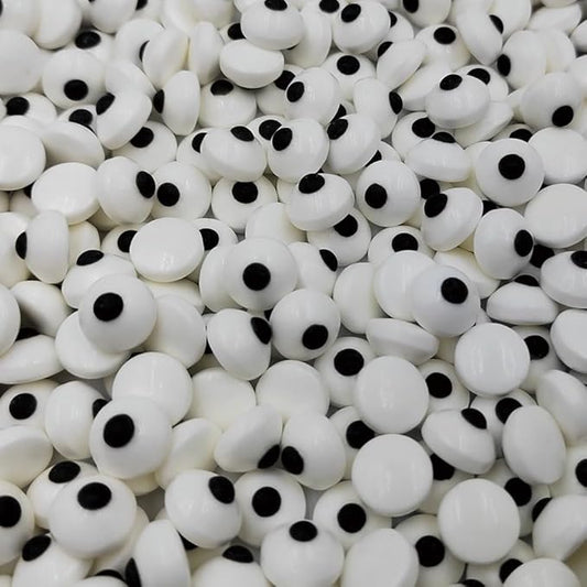 1 Bottle Candy Eyes Eyeballs - Cake Cupcake Toppers - Edible Baking Decorations for Cupcakes, Cakes, Cookies - Halloween, Christmas, Easter, and Edible Art Project Candy