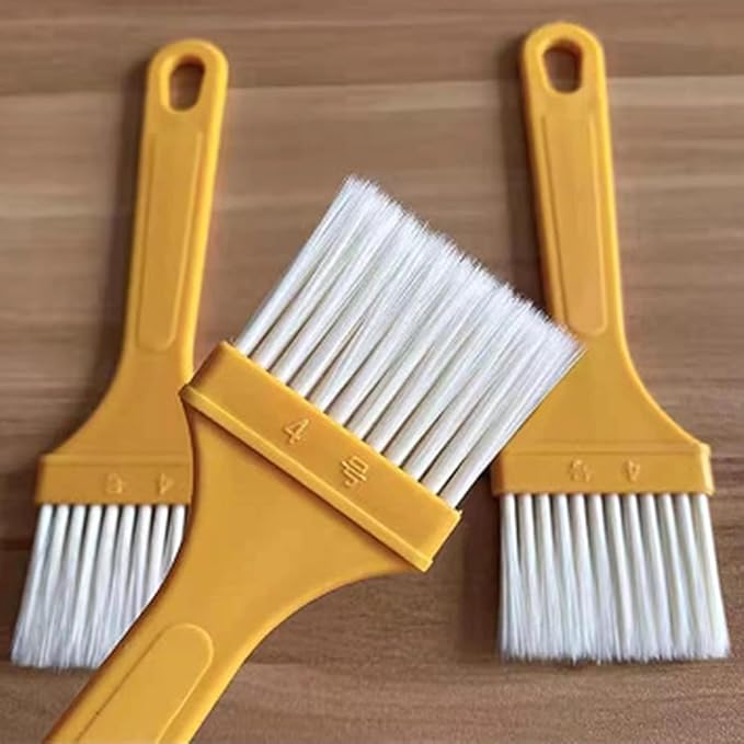1 Pc Plastic Basting Pastry Brush Spread Oil Butter Sauce Marinades for BBQ Grill Baking Kitchen Cooking, Baste Pastries Cakes Meat Sausages Desserts, Outdoor Cooking Tools, Dishwasher Safe (C)
