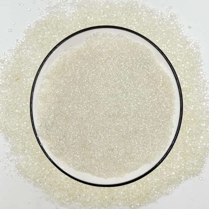 Sentovac White Sanding Sugar Sprinkles | Edible White Sprinkles for Cake Decorating | 1 Bottle 3.2oz Cookie Decorating Celebrations Wedding Shower Party Chirstmas Supplies