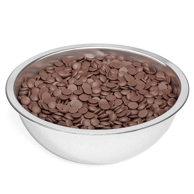 Cambie Milk Chocolate Couverture 34%, 2 Pounds of European Style Milk Couverture for Dubai Chocolate Bar, Bon Bons, Bars, Chocolatiers, Pastry Chefs, Home Bakers, and Professionals, 2 Pounds