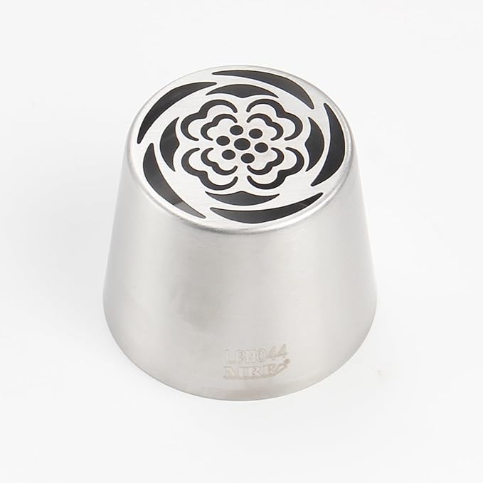 Extra Large Russian Piping Tips for Marshmallows Stainless Steel Flower Frosting Nozzles many styles Cake Decorating Baking tool for Buttercream, Cupcakes Cookies(SL44)