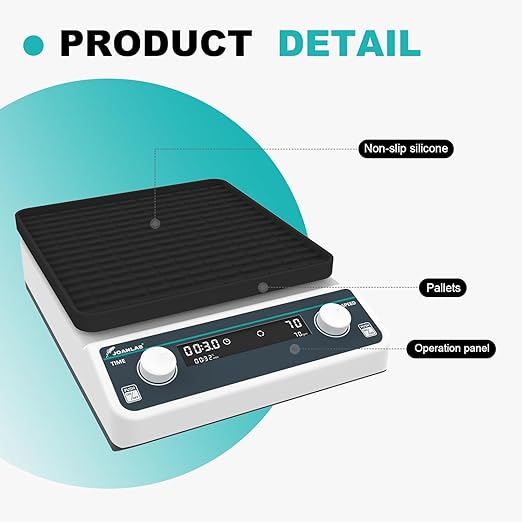 JOANLAB Digital Orbital Shaker Mixer 40-200RPM,Capacity 2KGS, Lab Mixer Orbital Rotator Shaker with Continuous Mode & Timer Mode