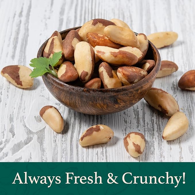 I’m A Nut Brazil Nuts, Raw, 32oz (2 lb) Distinct and Superior to Organic | No PPO Non GMO Batch Tested Gluten & Peanut Free Herbicides Or Pesticides Vegan Keto Friendly Large, Fresh Resealable bag.