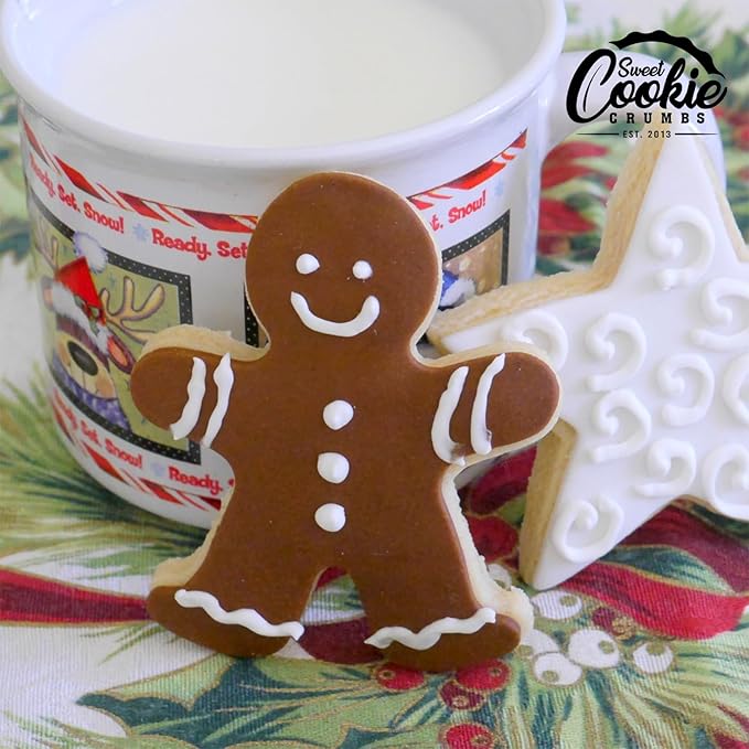 Gingerbread Man Cookie Cutter, Premium Food-Grade Stainless Steel, Dishwasher Safe