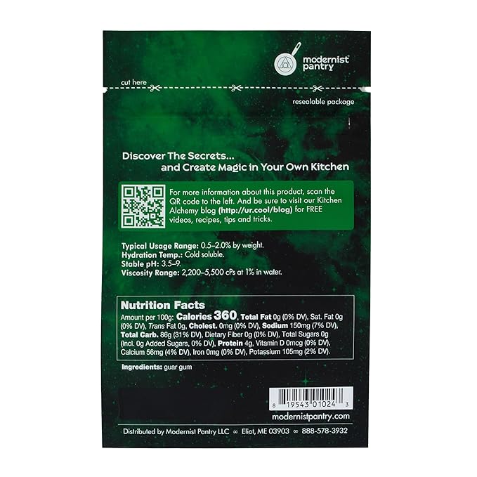 Pure Xanthan Gum Gluten-Free Vegan OU Kosher Certified - 400g/14oz
