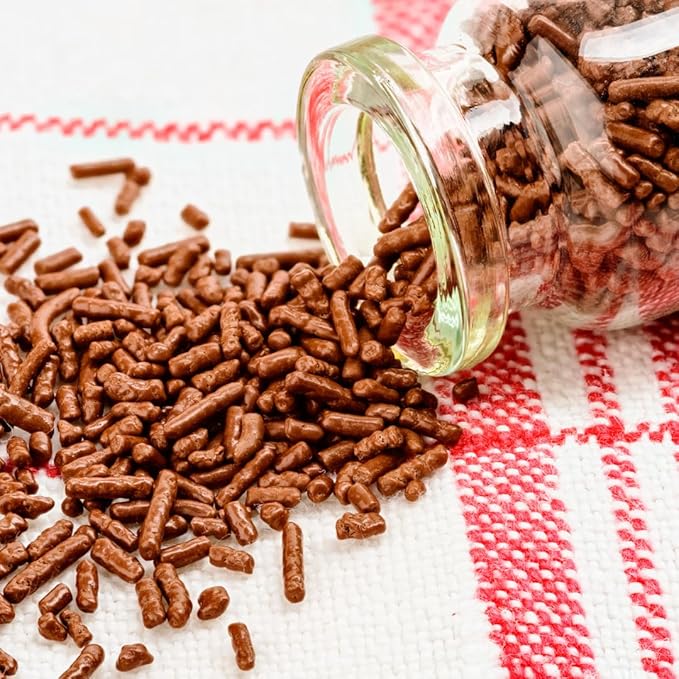 GranAroma Brown Sprinkles, 12 oz, Decorative, Cakes & Cupcakes