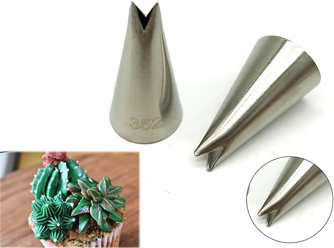 FantasyDay 7-piece Stainless Steel Piping Tips Piping Nozzles Cake Decorating Supplies Cookies Cupcake Icing Decorating Supplies Decorating Kits Frosting Icing Tips Baking Set Tools