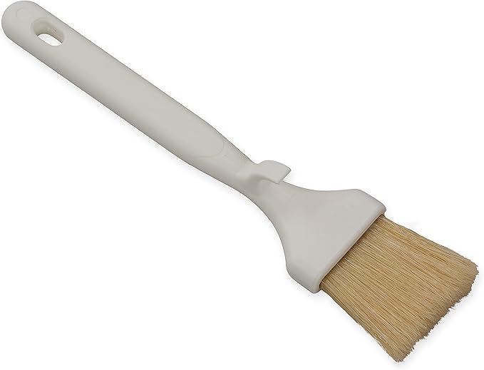 SPARTA 4037800 Meteor Boarhair Pastry Brush, Basting Brush With Built-In Projecting Hook, 2 Inches, Brown