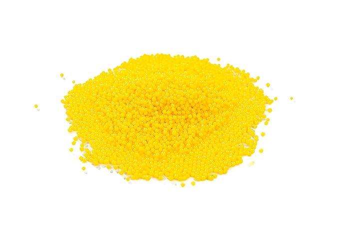 Bakerpan Yellow Nonpareils Sprinkles - 7 Ounces Yellow Sprinkles for Cake Decorating - Edible Nonpareils for Cupcakes, Ice Cream, Cake Decorations (Made in USA)