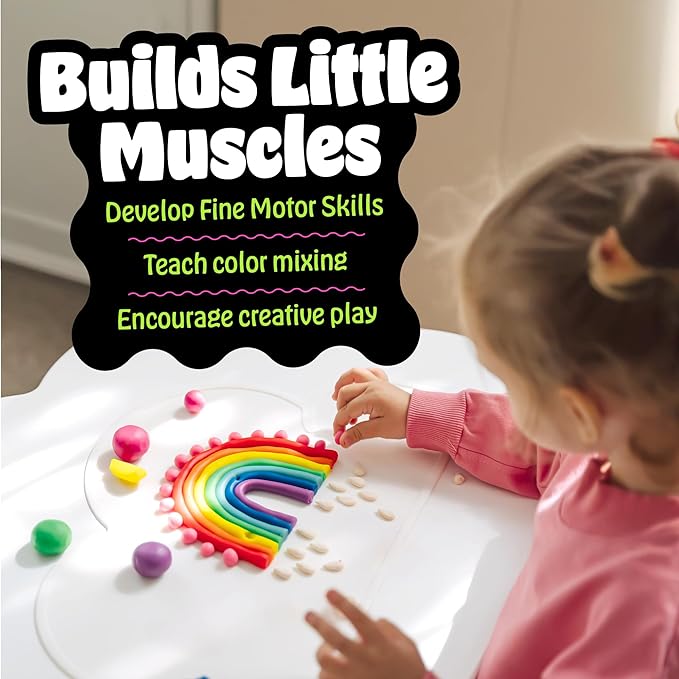 Hygloss Play Modeling Dough for Kids – Safe & Non-Toxic Sensory Dough for Arts and Crafts – 3 lb Tub – Play Clay for Toddler Activities, Preschool Classroom Must-Haves – Red Color, Unscented