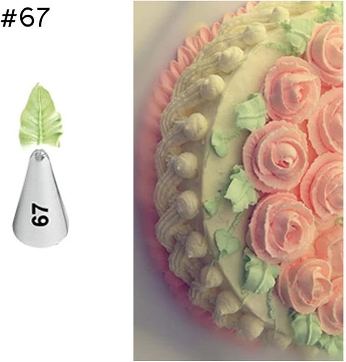 FantasyDay 7-piece Stainless Steel Piping Tips Piping Nozzles Cake Decorating Supplies Cookies Cupcake Icing Decorating Supplies Decorating Kits Frosting Icing Tips Baking Set Tools
