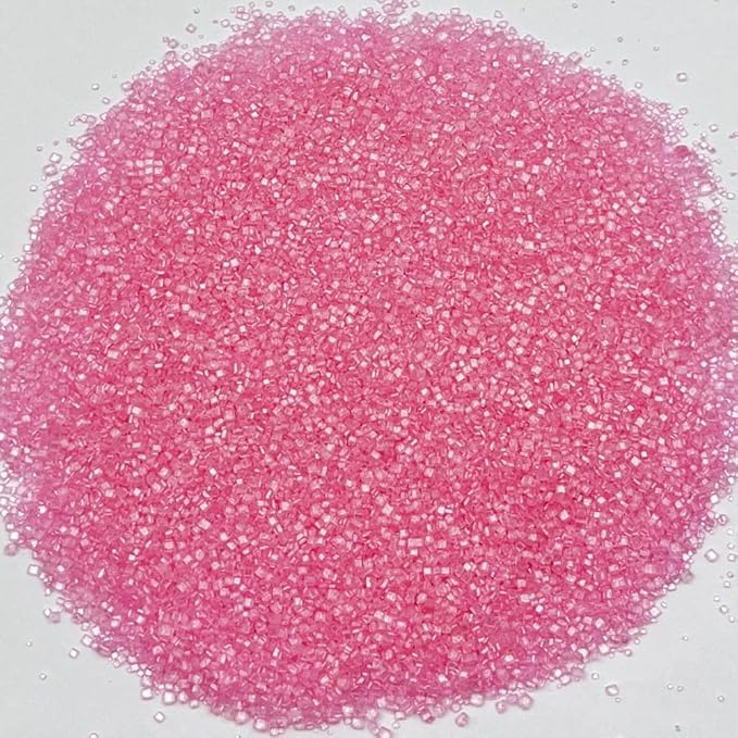 Sentovac Pink Sanding Sugar Sprinkles | Edible Pink Sprinkles for Cake Decorating | 1 Bottle 3.2oz Cookie Decorating Celebrations Wedding Shower Party Chirstmas Supplies