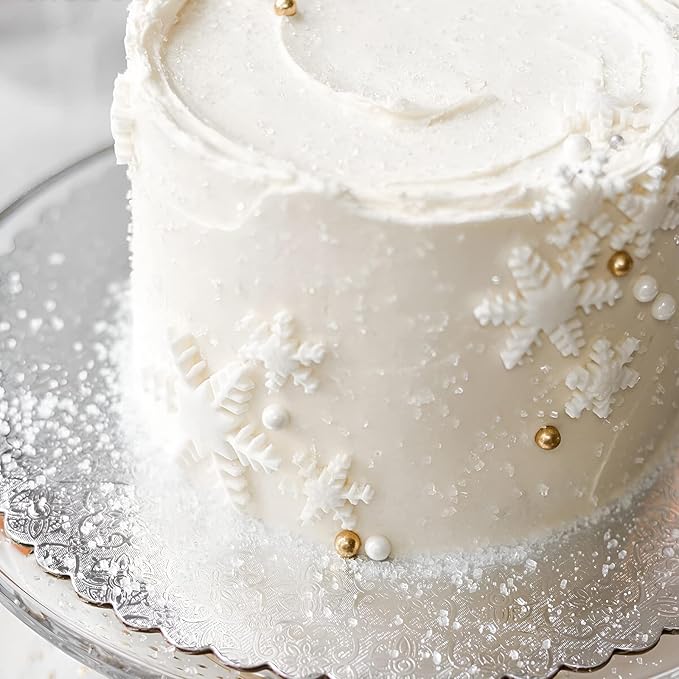 LEBERY Sanding Sugar White Edible Sugars Sprinkles Sanding Sugar for Cake Decorating, Edible Crystal Candy White Pearl Sprinkle for Wedding Party Baking Cupcake Cookie Ice Cream Decoration Supplies - 3 oz