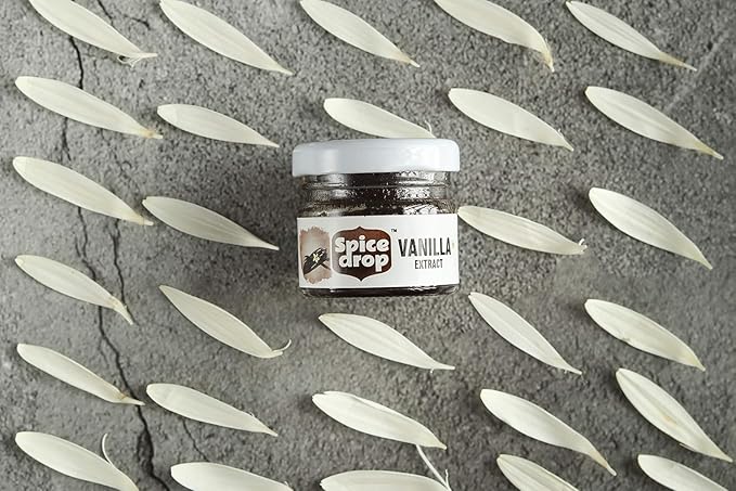 Spice Drop Natural Vanilla Extract Paste, Essence for Cooking, Baking, Food, Milk, Ice Cream, Cake, 20 ml
