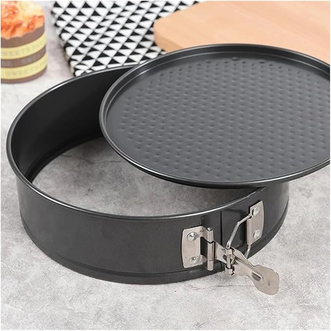 18/20/22/24/26/28 CM Pan Carbon Steel Baking Mold Bakeware Non Stick Spring Form Round Cake Baking Pan Cake Tool Kitchen Gadget(28 CM)