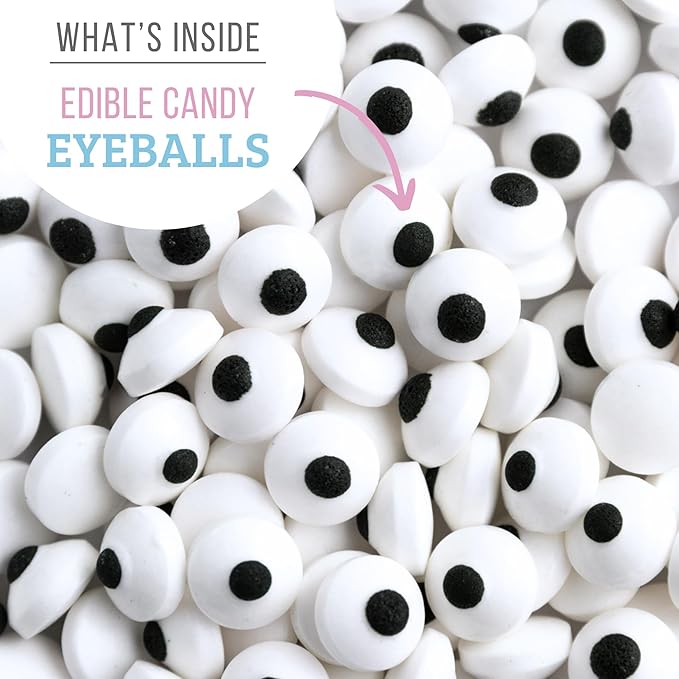Sweets Indeed, Sprinkles, Bulk, 10 ounce, Edible Sprinkle Mix, Perfect for Cake Decorations, Baking, Ice Cream, Cookies, Cupcake Topper (Candy Eyeballs)