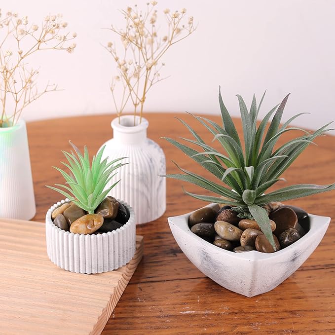 Square Concrete Flower Pot Silicone Mold Succulent Planter Vase Cactus Mold Epoxy Resin Plaster Cement Clay Mould
