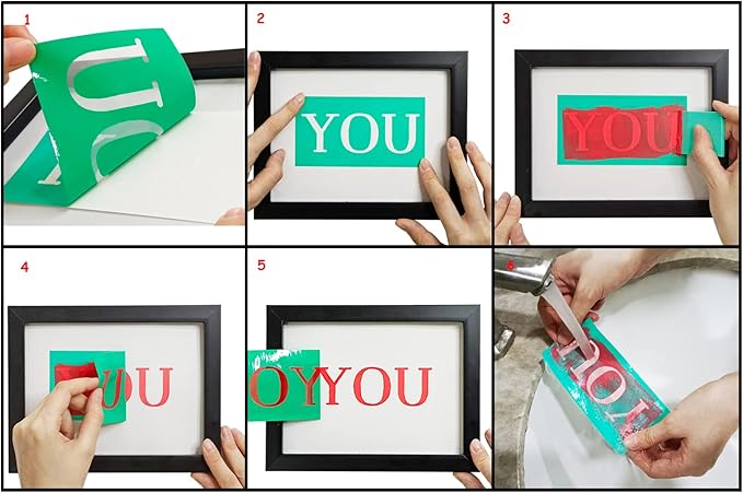 DGAGA Snowflakes Self-Adhesive Silk Screen Printing Stencils,Winter Silk Screen Stencils Transfers for Craft Christmas Chalk Stencil Reusable for Painting on Wood Window Home Xmas Gift