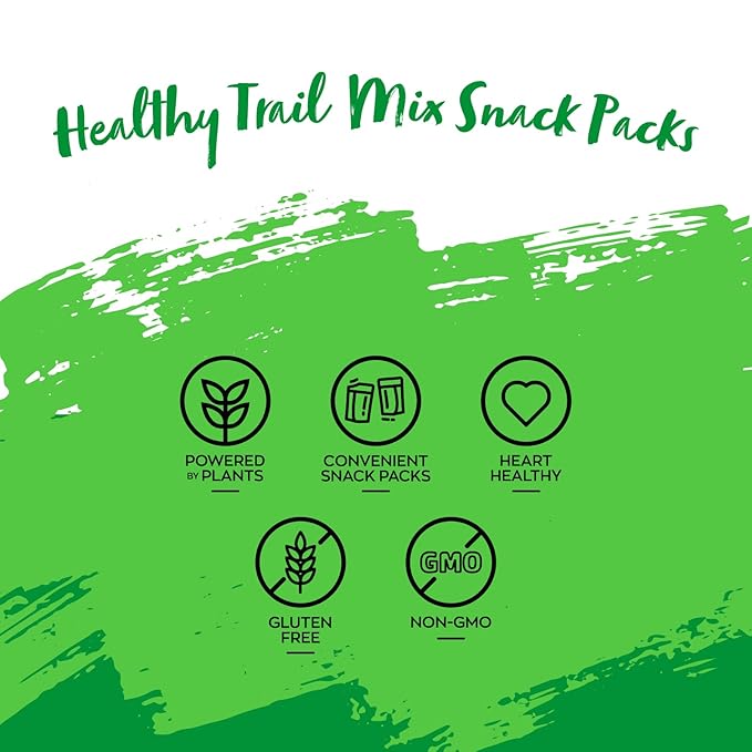 Nature's Garden Healthy Trail Mix Snack Pack - | Premium Nuts and Seeds | Delicious Healthy Trail Mix Snack - Food Allergy Free, 48 individual bags Net wt 57.6 0z