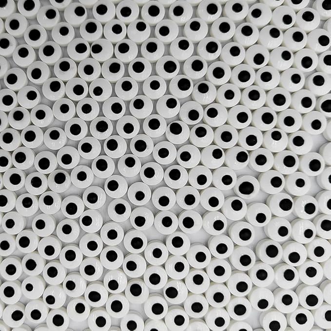 Homankit Edible Candy Eyeballs Eye Sprinkles for Cake Decorating, 7 mm Mini Eyeballs Sprinkles for Halloween Cupcake Toppers Baking Cookie Ice Cream Decorations Christmas Supplies