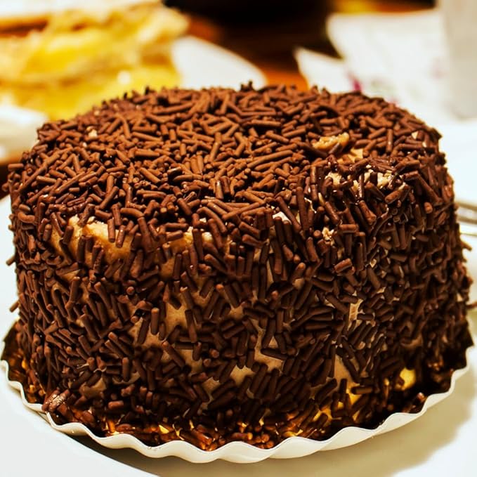 GranAroma Chocolate Sprinkles, Decorative, Cakes & Cupcakes (12.8 Ounce)