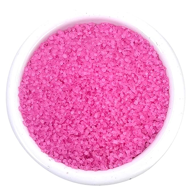 Ultimate Baker - Sanding Sugar, Pink - Vibrant, Naturally Colored Baking & Decorating Sugar, Perfect for Sprinkling on Cakes, Desserts & Ice Cream, Medium Crystal - 80oz