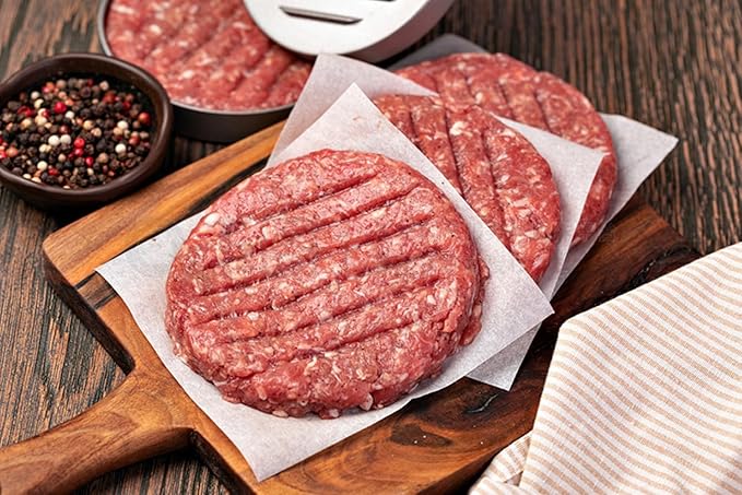 600pcs 8 Inch Parchment Paper Rounds for Baking, Non Stick Baking Parchment Circles, Burger Patty Paper for Round Cake Pan, Springform Pan, Burger Press,Separating Frozen Patties (8")