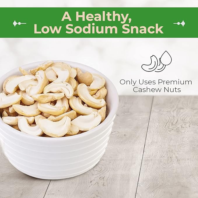 Sincerely Nuts - Raw Cashews Pieces Unsalted | Healthy Snack, Source of Protein | Keto and Paleo Friendly Gourmet Quality Vegan | Organic Cashew Nuts Bulk, 5 lb. Bag