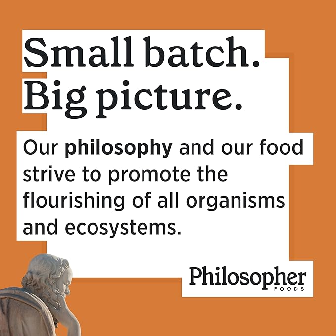 Philosopher Foods - Naked Crunchy Organic Sprouted Almond Butter - 16 oz - Stone Ground Regenerative Organic Crunchy Almond Nut Butter No Sugar Added