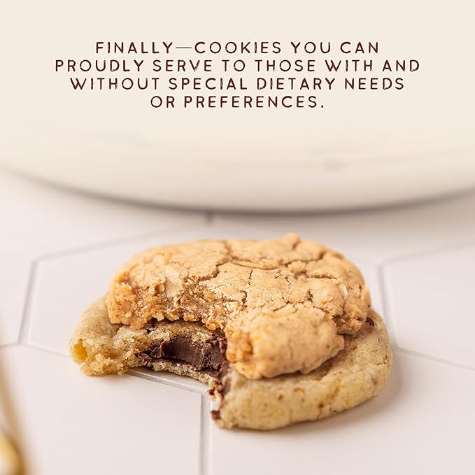Autumn Sons Baking Co. Gluten Free Chocolate Chunk & Oatmeal Cinnamon Cookie Mix Combo Pack. Vegan Plant Based Baking Mix. Top 9 Allergen Free. 9.3 oz (Pack of 2)