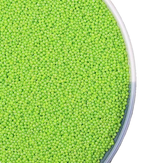 Green Sprinkle Edible Pearl Christmas sprinkles130g 4.6OZ,Cake sprinkles,Cookie sprinkles,Sugar Pearl,Edible Candy Pearls for Cake Cupcake Decorationg 2mm (Green)