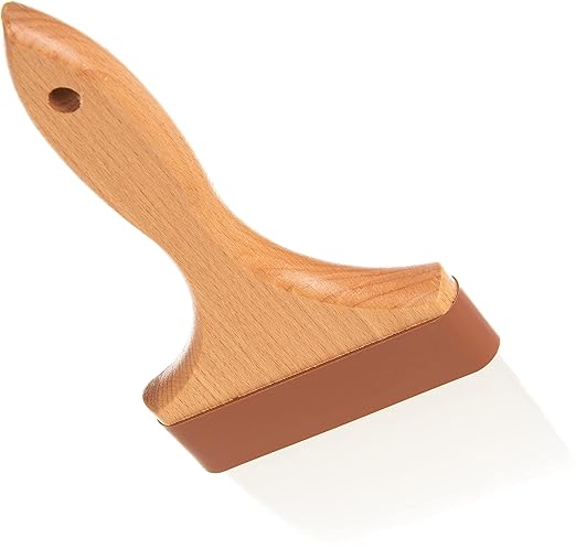 SPARTA 4039900 Nylon Wide Brush, Flat With Nylon Bristles, 4 Inches, Brown, (Pack of 12)