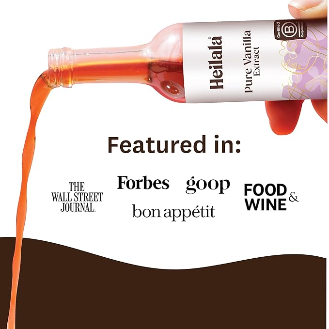 HEILALA - Pure Vanilla Extract - Hand-Selected, Ethically Sourced & Cold-Pressed Bourbon Vanilla - 50ml
