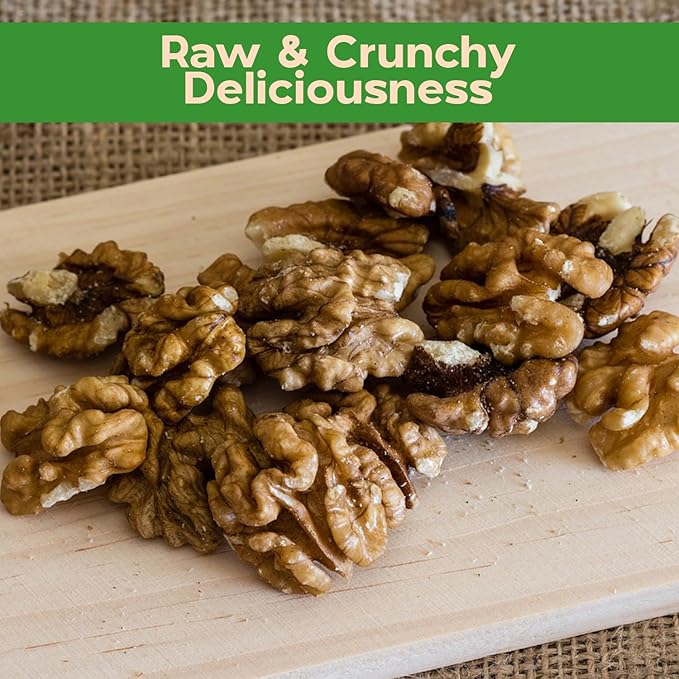 Sincerely Nuts Raw Shelled Walnuts (5lb bag) | No Shell Walnut Halves and Pieces | Easy to Eat & Cook Right Out of the Bag | Kosher & Gluten Free Superfood | Plant Based Fiber & Healthy Fats